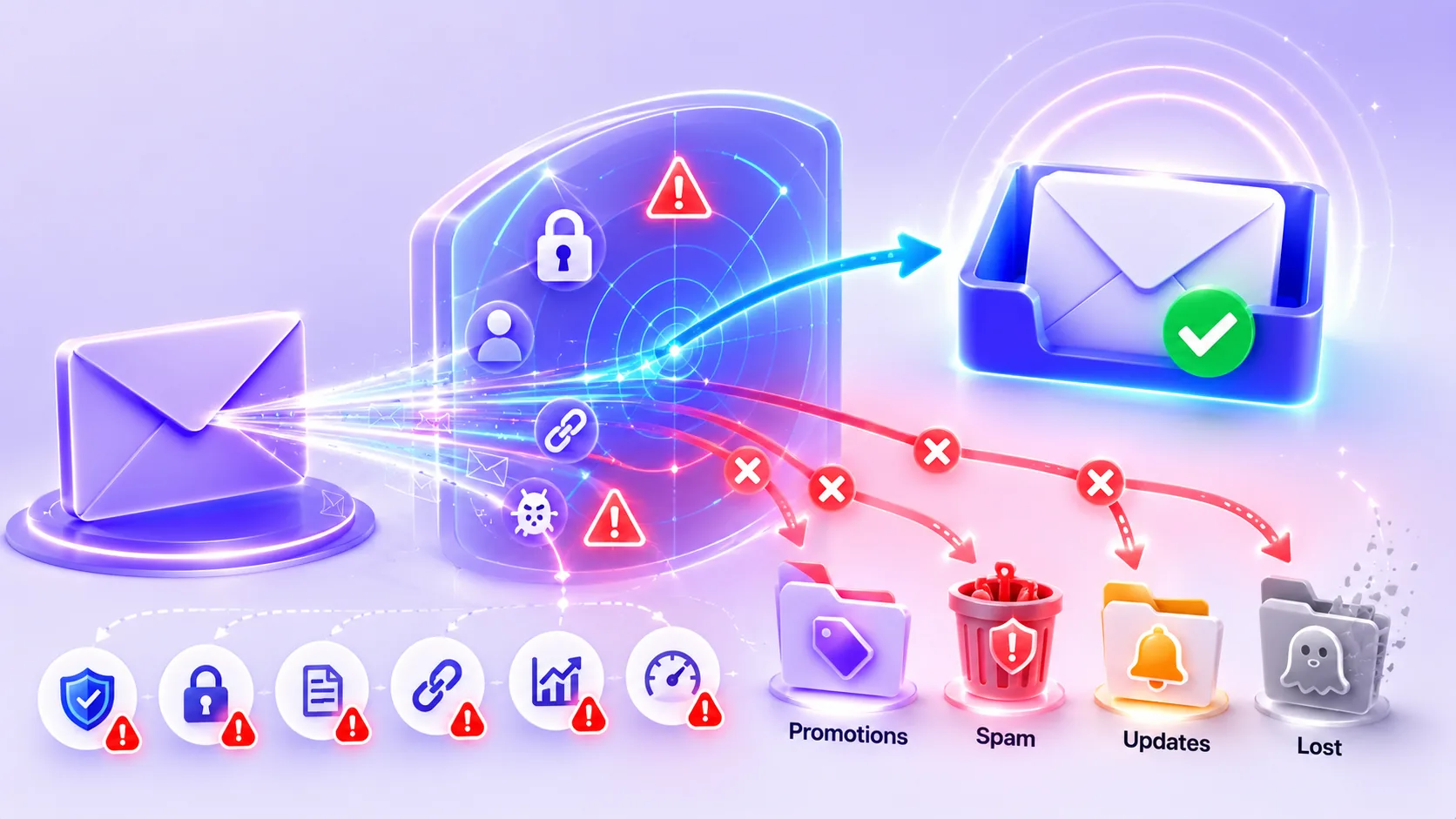 Why Emails Miss the Inbox.